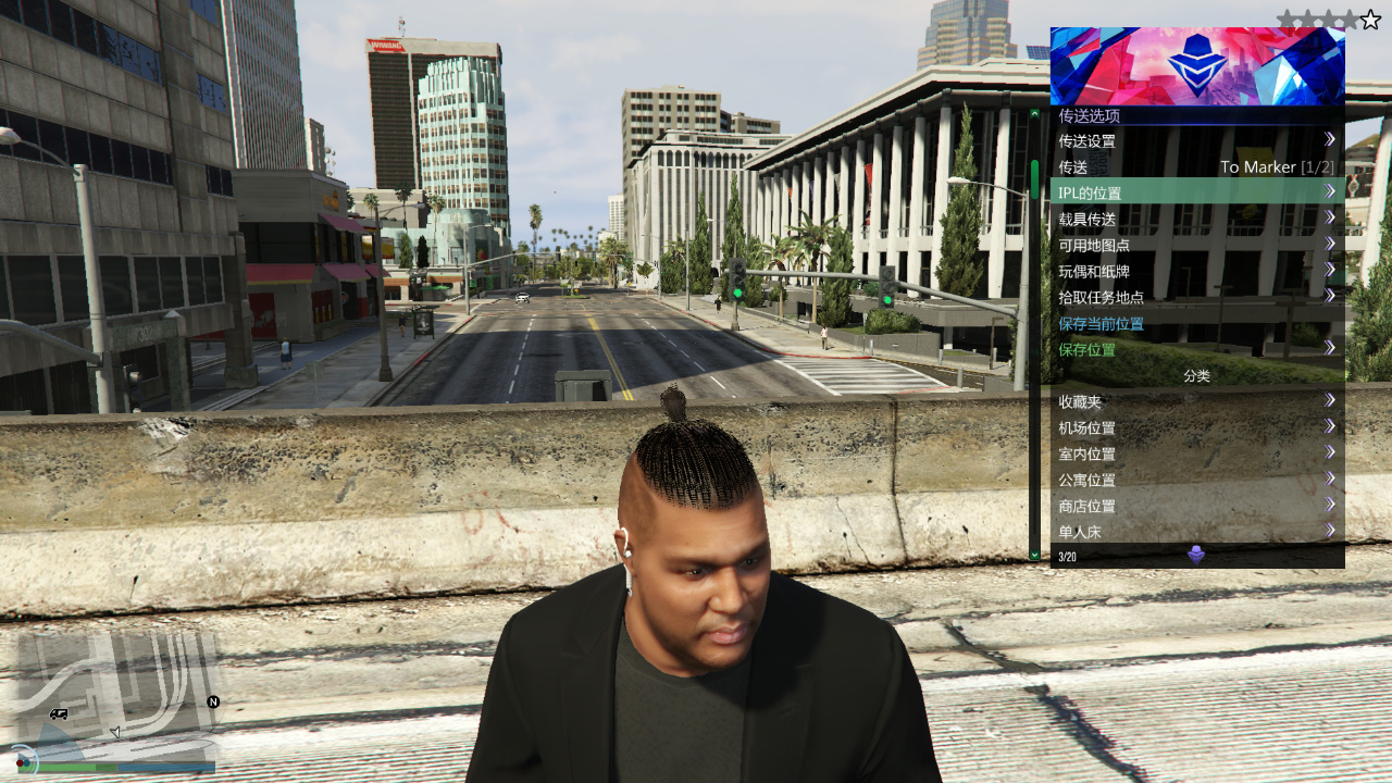 GTA5修改器打开后出现乱码,应该如何应对?插图 GTA5修改器正常显示的菜单功能列表