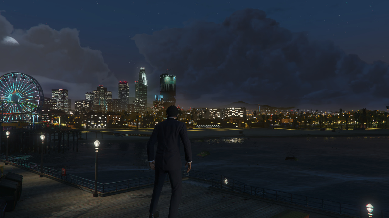 GTA5中的DLC、游戏本体与mod详解插图 GTA5线上模式游戏画面